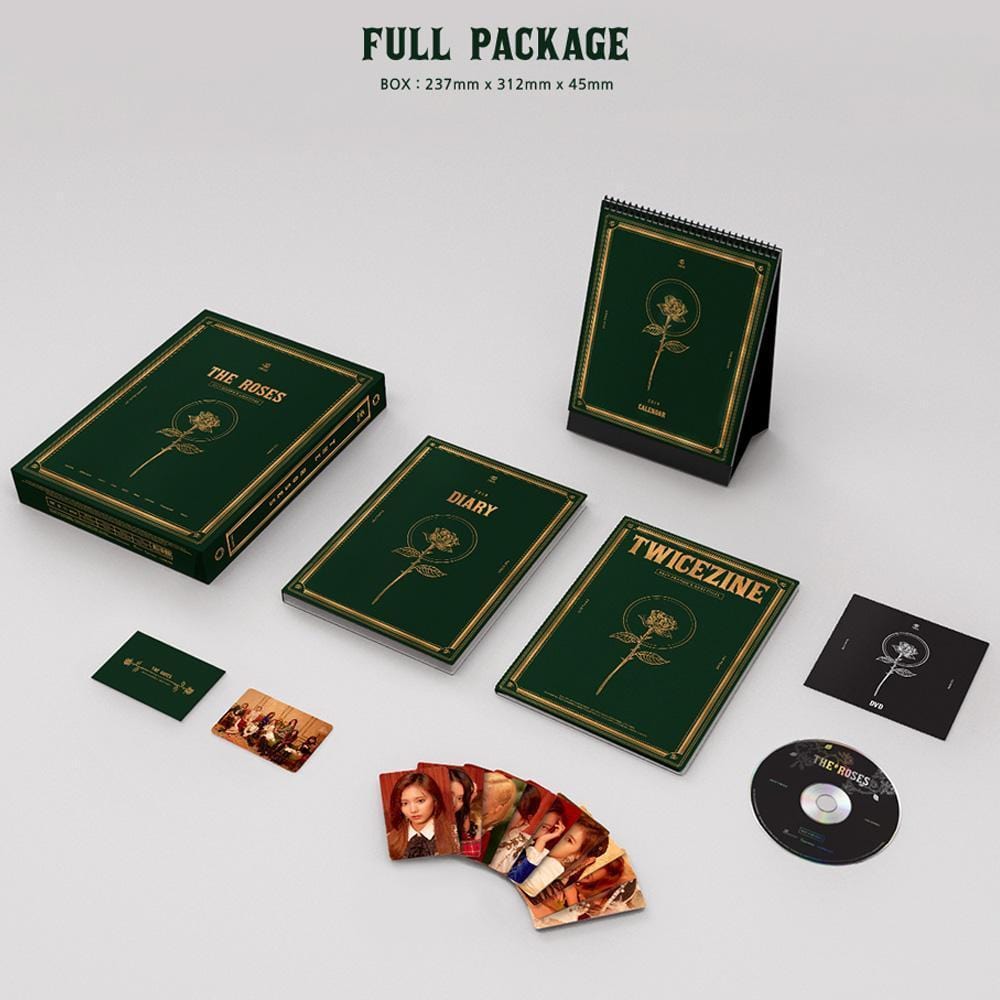 MUSIC PLAZA Photo Book TWICE 2019 SEASON’S GREETINGS [ THE ROSES ] + OFFICIAL PHOTO SET