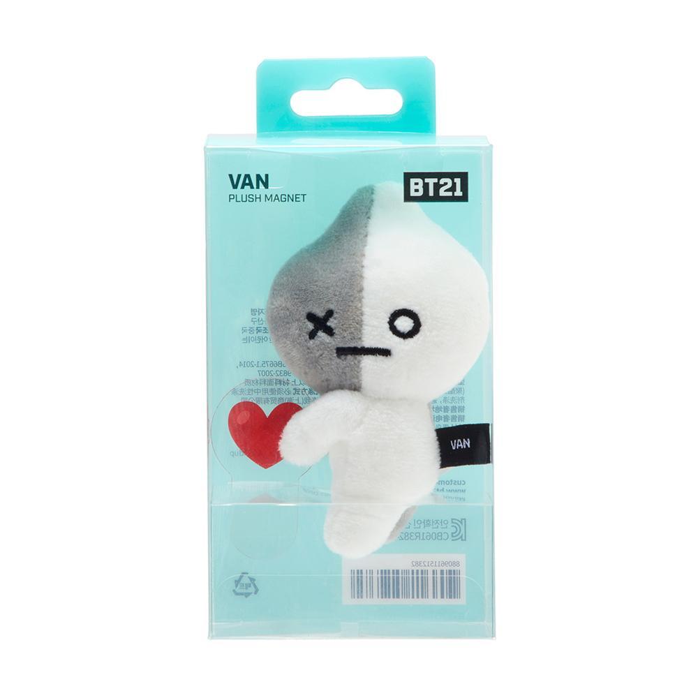 MUSIC PLAZA Goods TATA BT21 OFFICIAL GOODS [ PLUSH MAGNET ] * BTS