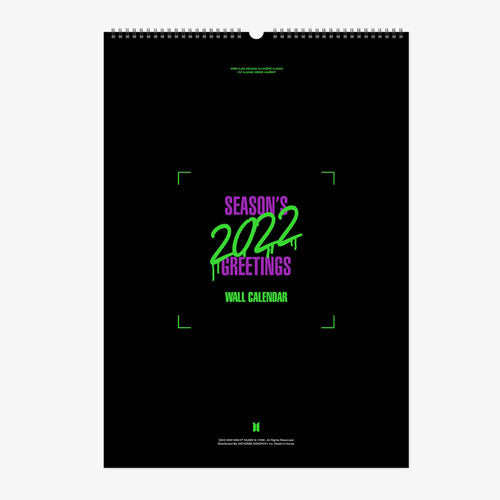 방탄소년단 | BTS [ 2022 SEASON'S GREETINGS ] WALL CALENDAR