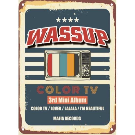 MUSIC PLAZA CD Wassup |  와썹 | 3RD MINI ALBUM - COLOR TV