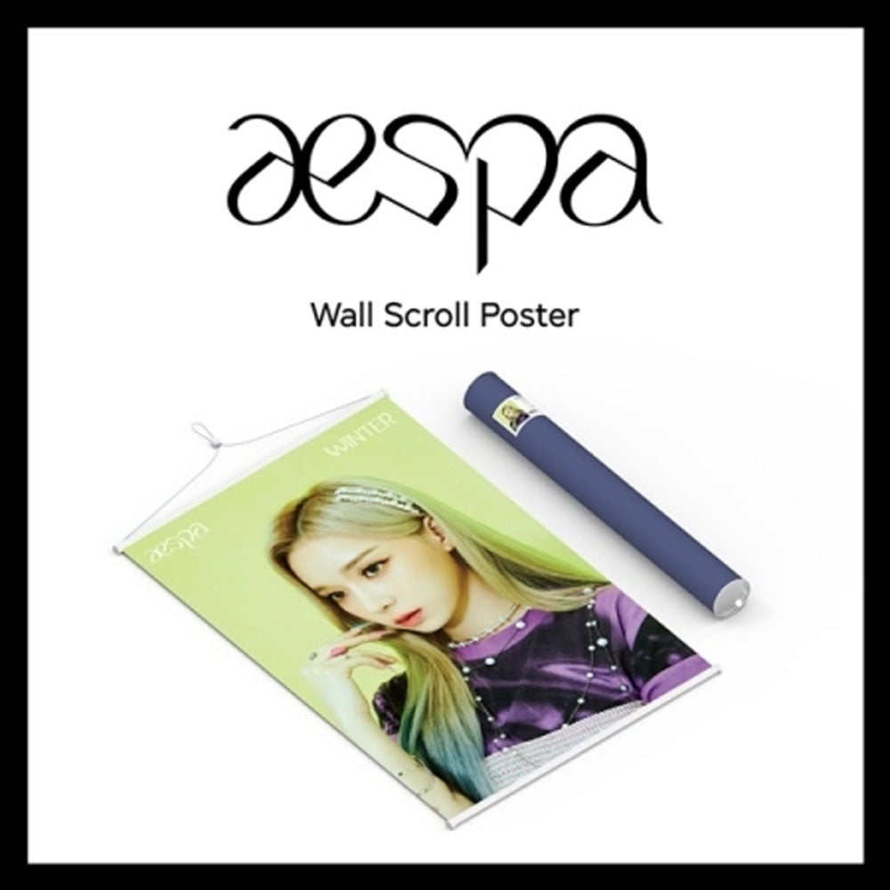 에스파 | AESPA [ BLACK MAMBA ] WALL SCROLL POSTER