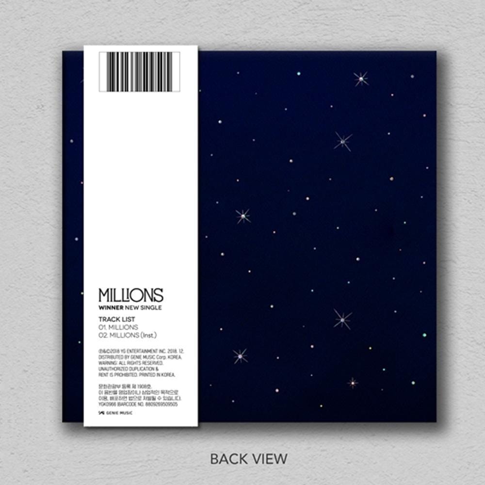 MUSIC PLAZA CD WHITE LIGHT VER. WINNER | 위너 NEW SINGLE [ MILLIONS ]